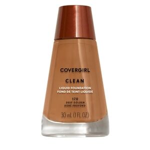 CoverGirl clean liquid foundation shade 170 Deep Golden